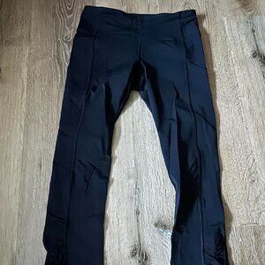 Lululemon Black Leggings‎ Size 4